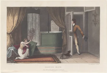 Shower Bath, fra Poetical Sketches of Scarborough, 1813., 1813.
