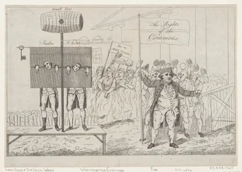Sir Cecil Wray in the Pilory, 7. maj 1784., 7. maj 1784.