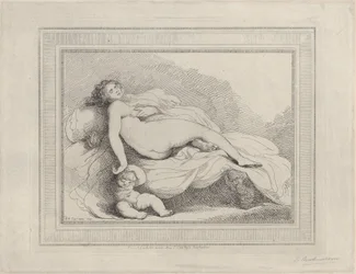 Sovende Venus og kærlighed, 1799., 1799.