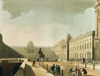 Somerset House, the Strand fra Ackermanns 