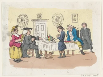 Familiens håb - en optagelse på universitetet, ca. 1803., ca. 1803.