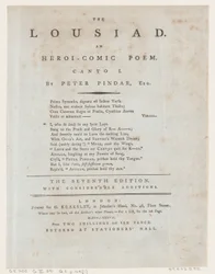 The Lousiaden, titelblad, 1787., 1787.