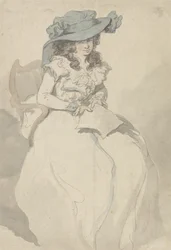 Kærlighedsbrevet, ca. 1790 (pen & blæk og akvarel på papir)