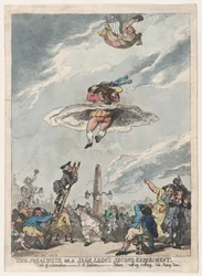 Faldskærmen eller en vismand dames andet eksperiment, september 1785., september 1785.