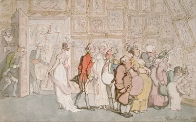 Portrætmalerens forværelse, 1809