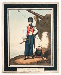 Skibstømreren, en af de vigtigste adjudantofficerer i Royal Navy i det 18. århundrede, som skulle bestå en eksamen på Shipwright
