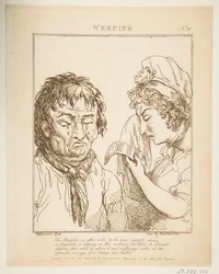Grædende Le Brun Travested, eller karikaturer af lidenskaberne, 21. januar 1800.