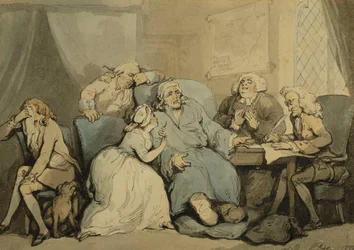 At skrive testamentet, 1786