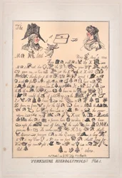Yorkshire Hieroglyphics, plade 1, 8. marts 1809., 8. marts 1809.