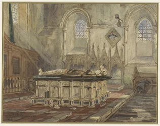 Graven af ​​Sir George Broke, Lord Cobham og hans kone Anne