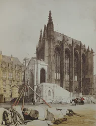 La Sainte Chapelle, fra Picturesque Architecture i Paris, udgivet 1839