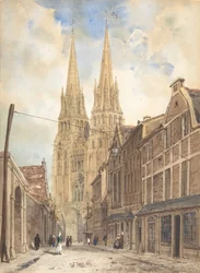 Udsigt over Bayeux, 1832.