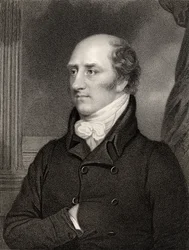 George Canning, premierminister, graveret af W. Holl, fra 