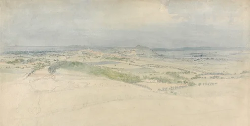 En fjern udsigt over Edinburgh