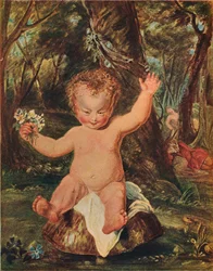 Puck, fra en vandfarvetegning af Stoddart, efter Reynolds, 1789, 1903