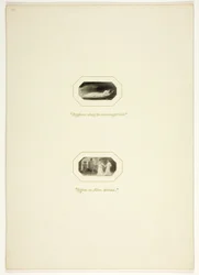 Studer til en tallerken fra The Triumphs of Temper, i Royal Engagements Pocket Book fra 1796