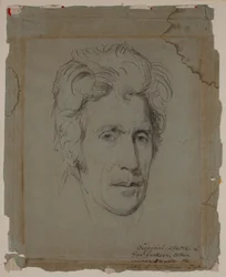 Andrew Jackson, efter slaget ved New Orleans, ca. 1815 (tegning)