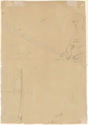 Figurstudier [verso]
