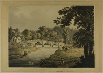 Udsigt over Richmond fra broen