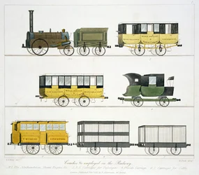 Coaches Employed on the Railway, plade 7 fra 