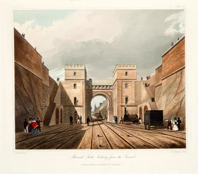 Maurisk bue, set fra tunnelen, 1831
