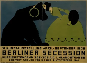Berlin Secession 1906 / T. Heine / plakat, 1906