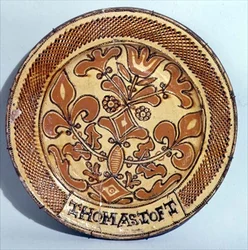 Staffordshire fad, ca. 1680 (bestik)