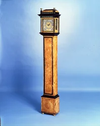 The Boxwood Tompion Night Clock, ca. 1678-80 (buksbom og ibenholt)