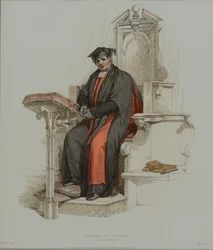 Doctor in Divinity, graveret af J. Agar, udgivet i R. Ackermanns 
