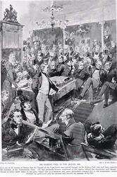 Sir Robert Peel i huset, 1846, illustration fra 