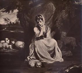 Frances Anne Crewe, Lady Crewe, som St. Genevieve, c1773 1894