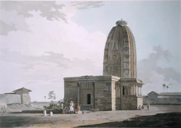 Hindoo Temple ved Deo, i Bahar, plade XXIII fra 