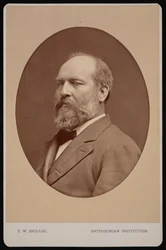 Portræt af James Abram Garfield 1831-1881, juni 1880.