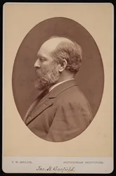 Portræt af James Abram Garfield 1831-1881, juni 1880.