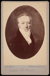 Portræt af James Smithson 1765-1829, 1816 fotograferet 1870