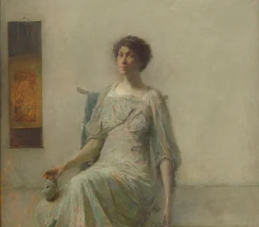 Dame med maske, 1911