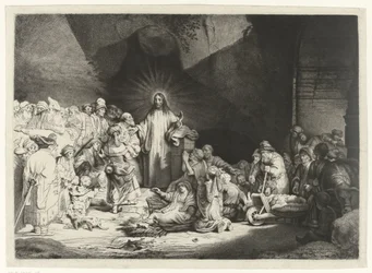 Prædiker Kristus (The Hundred Guilder Print)