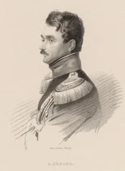 Portræt af komponisten Alexei Fyodorovich Lvov 1798-1870.