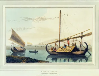 Malaye Proas, plade 17 fra 
