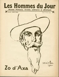 Cover af ""The Men of the Day"", Satirical in B & W