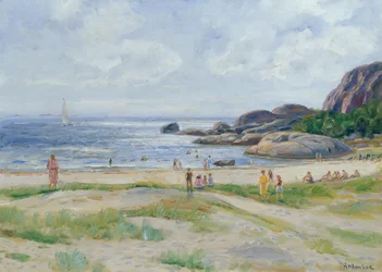 Badende mennesker