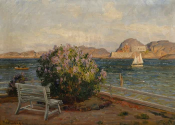 Fra Stavern (olie på lærred)