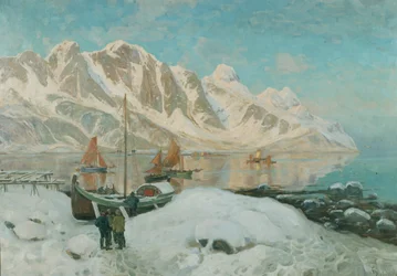 Nordnorge (olie på lærred)