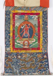 Dakini, maleri fra 1800-tallet, tekstilkanter fra det 19. og 18. århundrede