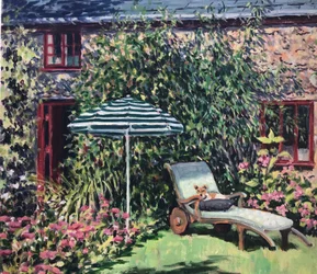 Under Parasol 2021 (olie på lærred)