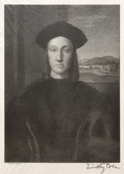 Gamle italienske mestre: Guidobaldo di Montefeltro, hertug af Urbino, 1888-1892.