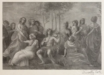 Gamle italienske mestre: Parnassus, 1888-1892.