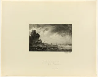 Waterloo Bridge (en skitse), fra Old English Masters