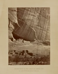 Gamle ruiner i Cañon de Chelle, N.M. (nr. 11, Geografiske udforskninger og undersøgelser vest for den 100. meridian)