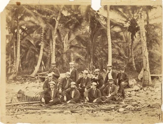 [Kaptajnløjtnant Thomas O. Slefridge og medlemmer af Darién-ekspeditionen, Isthmus of Darién (Panama)].